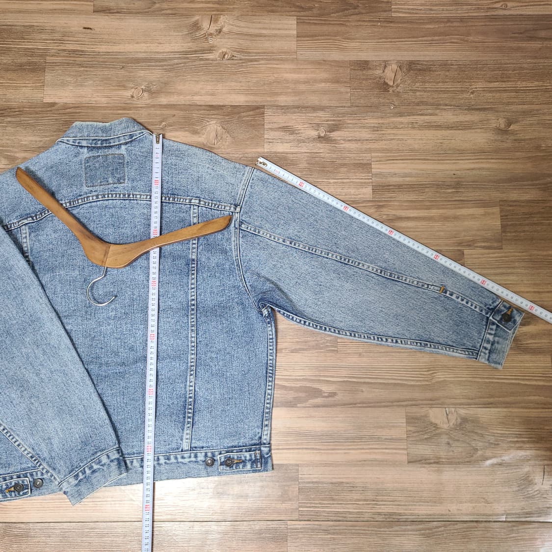 (XL XXL) 90s 리바이스 빈티지 70507 데님 트러커 청 자켓 상품이미지8