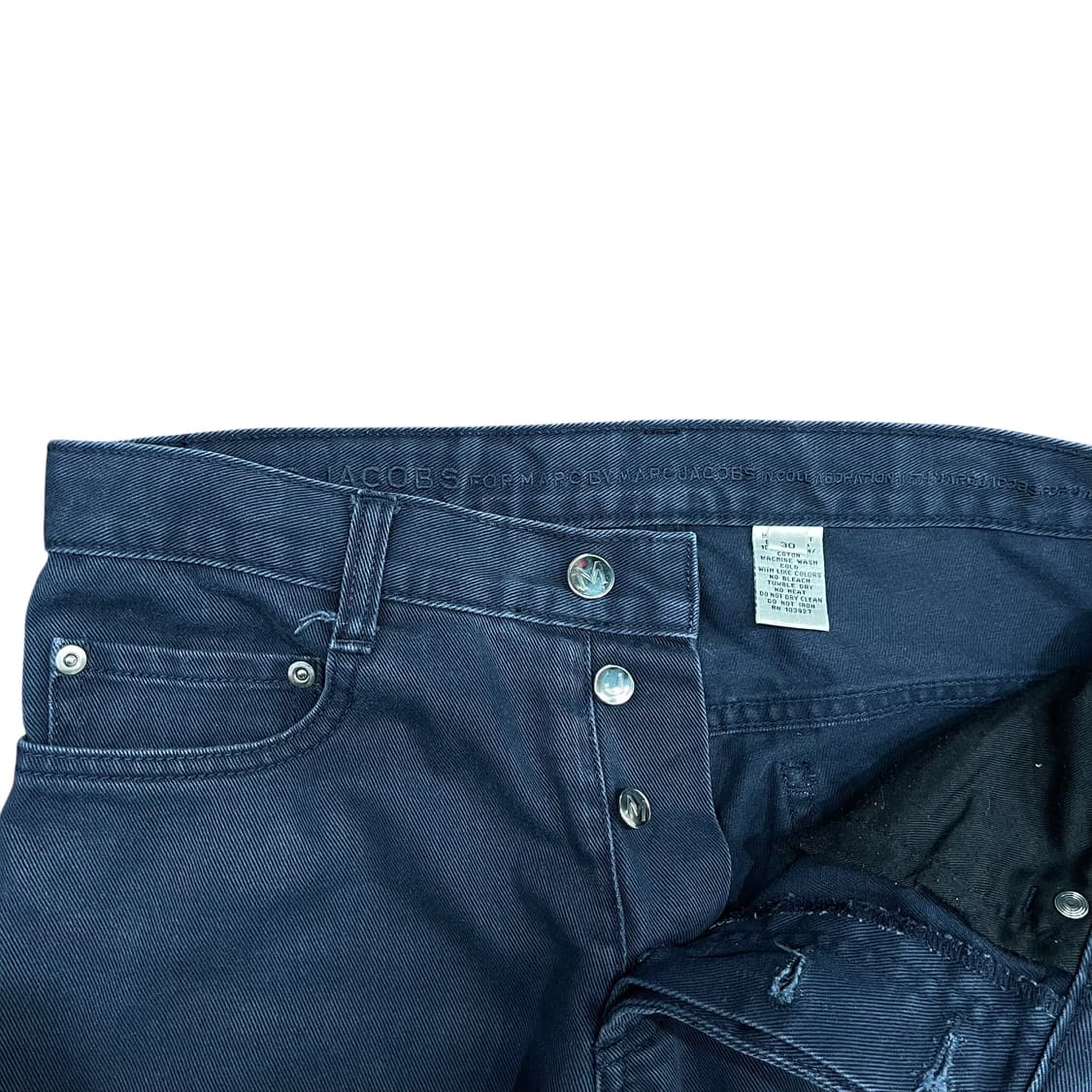 제이콥스 바이 마크제이콥스 네이비 버튼플라이 코튼 팬츠 상품이미지3