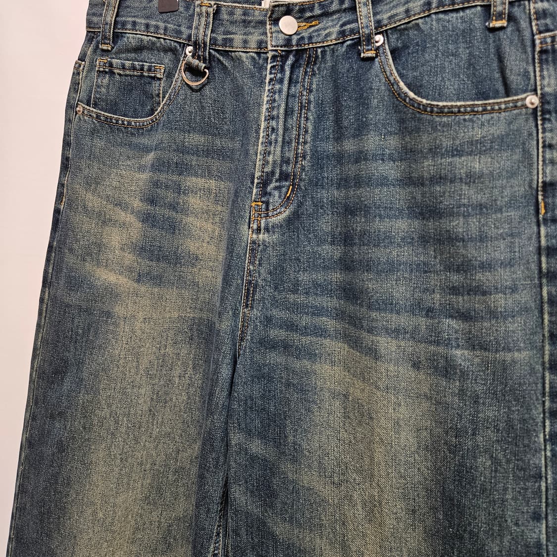 빈티지 빅와이드 데님팬츠 32 상품이미지2