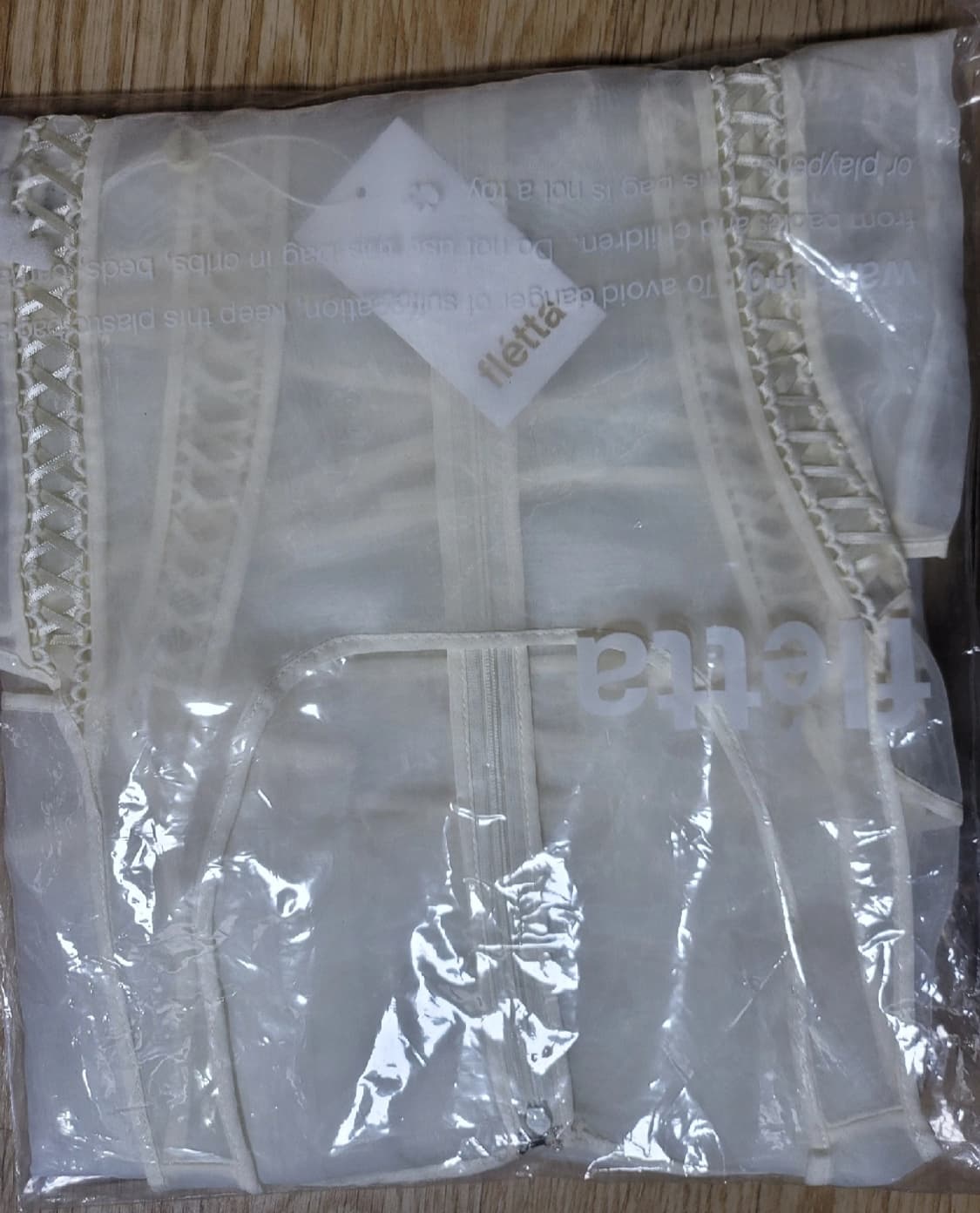 fletta 플레따 95_Lace up Organza Dress (BR) 상품이미지7