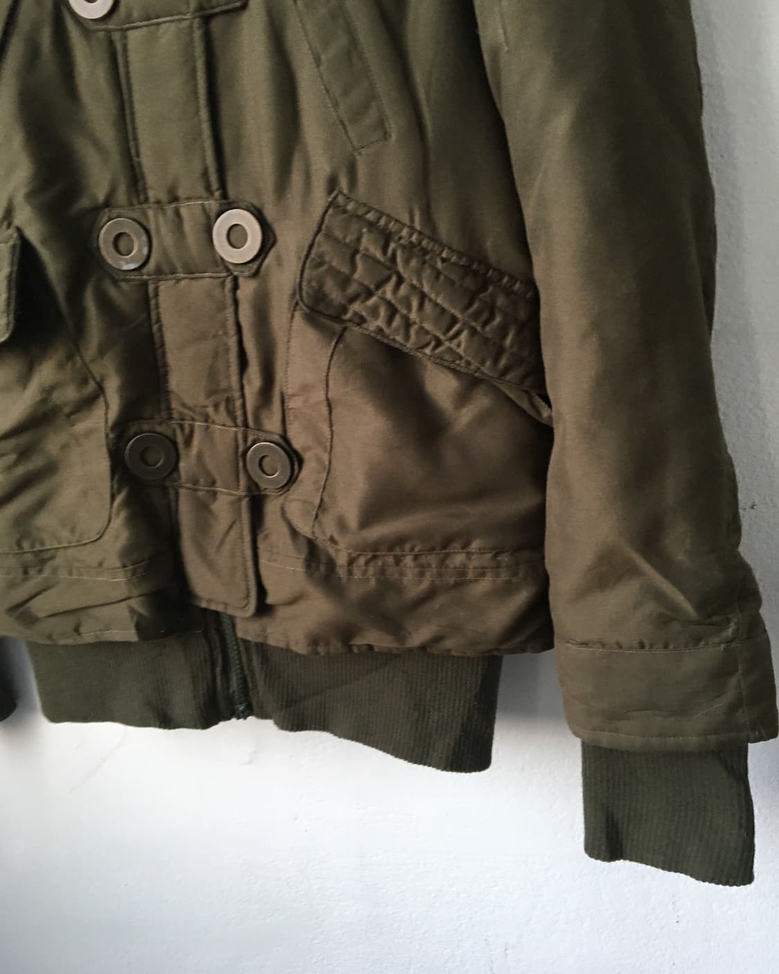 Button point hood high neck jacket 상품이미지5