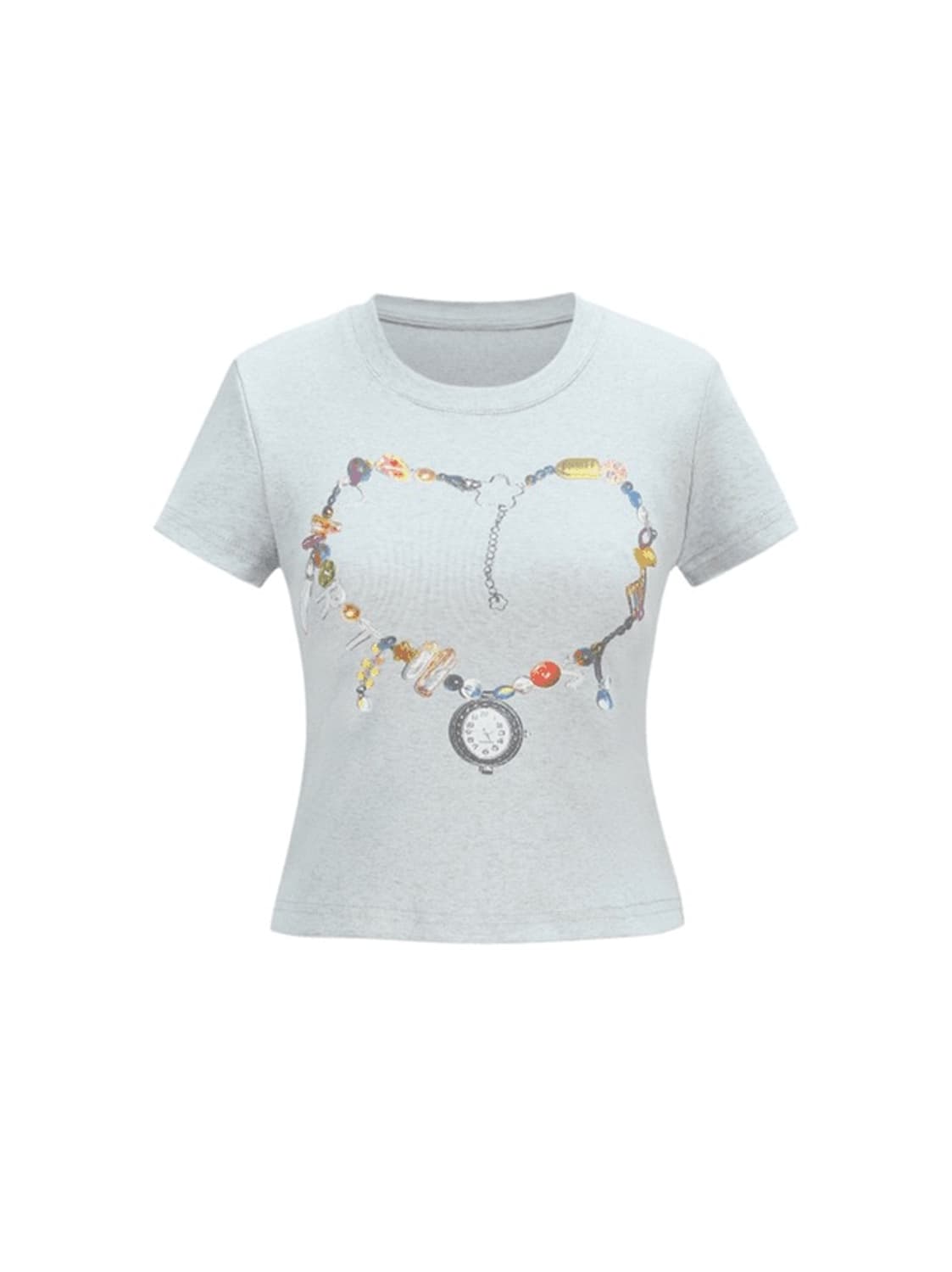 my necklace tee / 그레이 상품이미지1