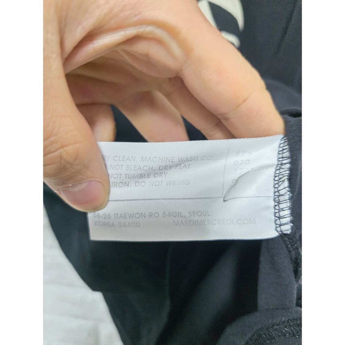 마르디 메크르디 블랙 플래그 반팔 M 상품이미지3