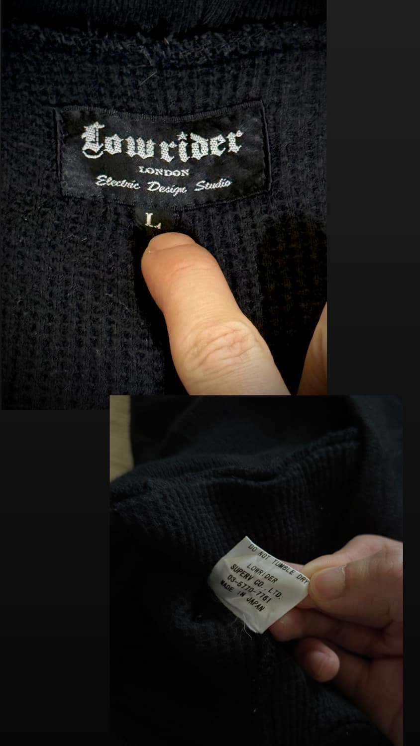 90s Lowrider 썬페이딩 써멀 라이닝 후드집업 상품이미지10