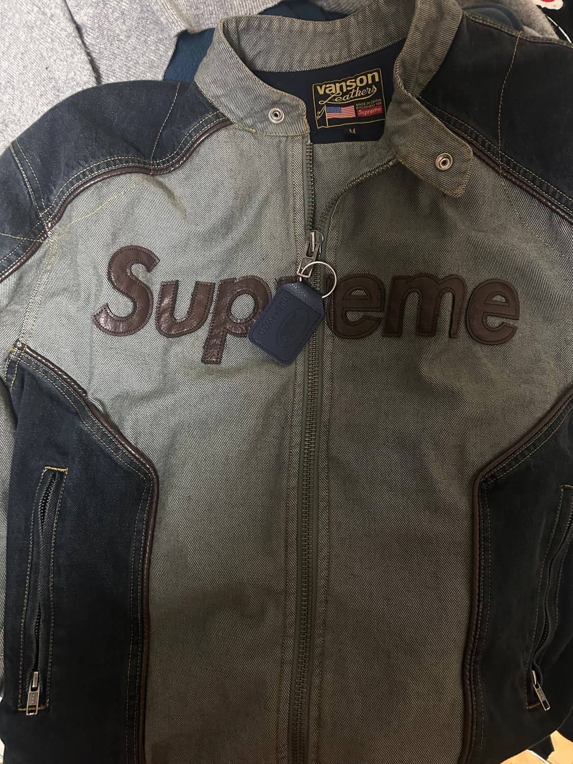 슈프림 밴슨 코듀라 데님 자켓 m 상품이미지1