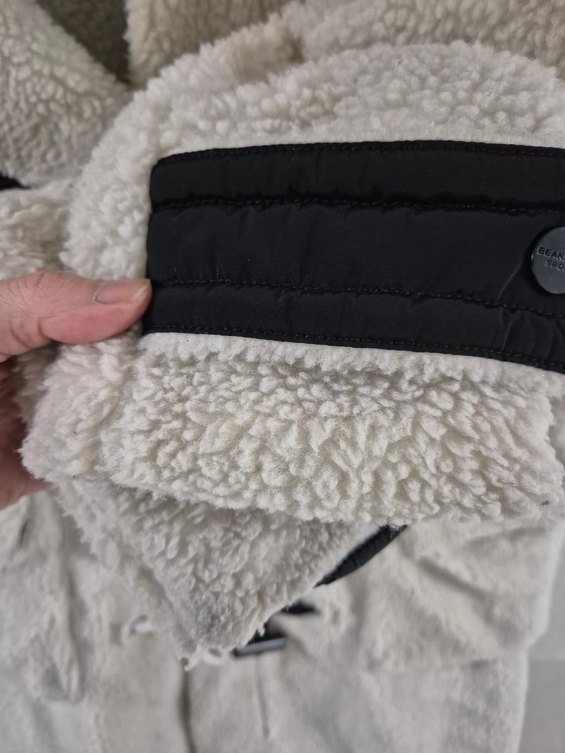 [100]빈폴 뽀글이 롱패딩 상품이미지4