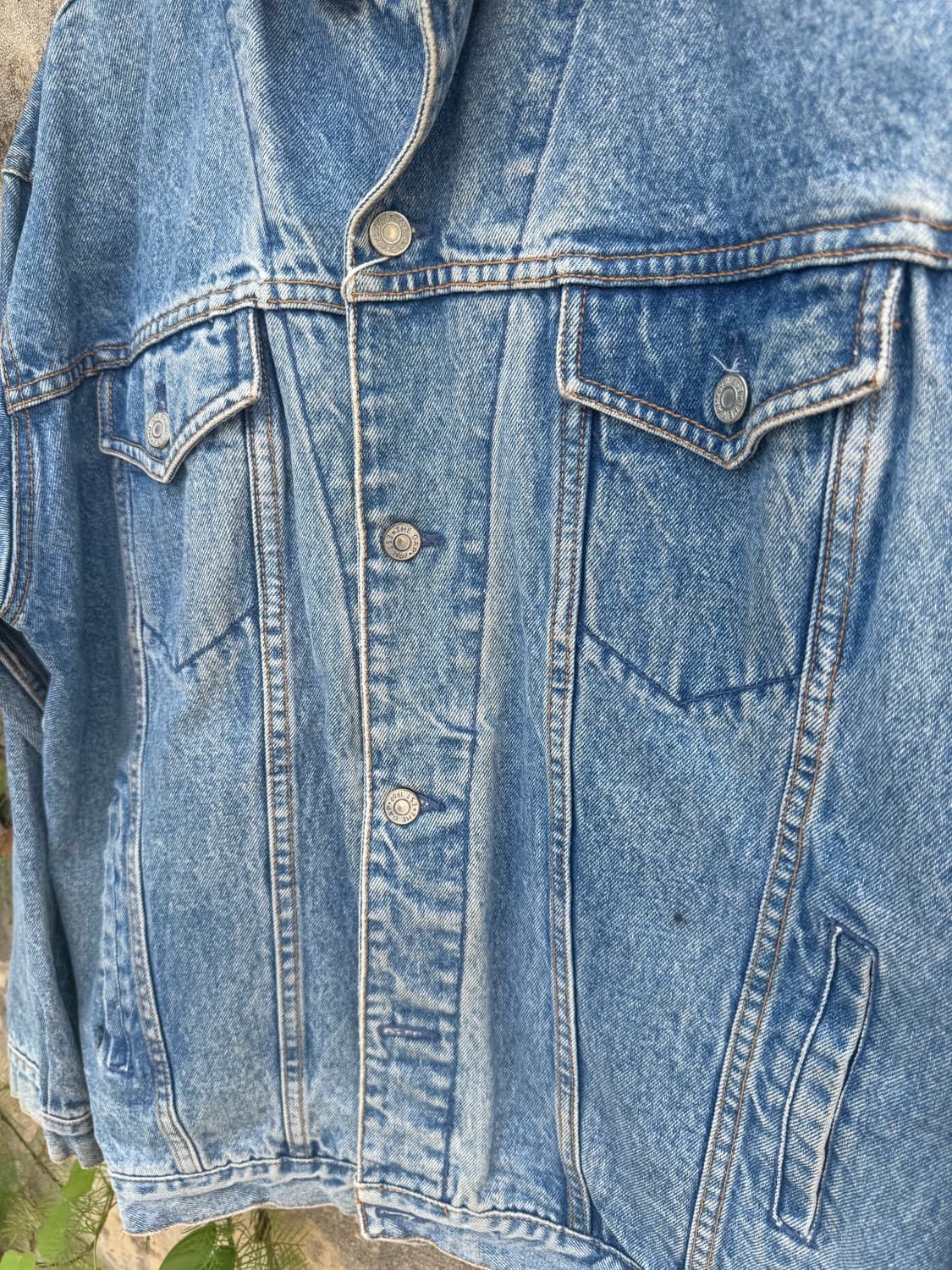 90s old gap 올드 갭 3rd 페이딩 데님 트러커 자켓 상품이미지3