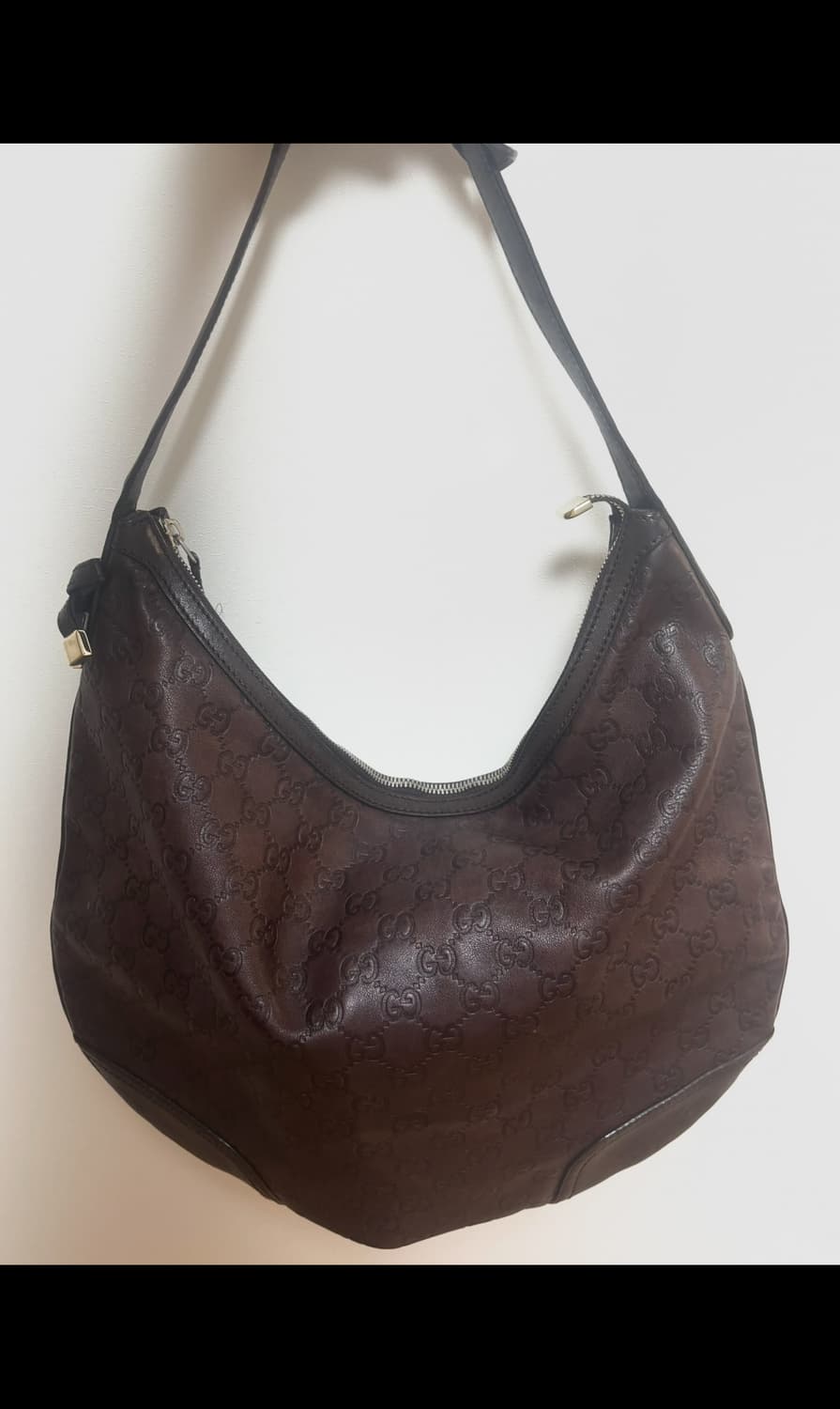 Gucci Hobo Brown Leather Bag 상품이미지1