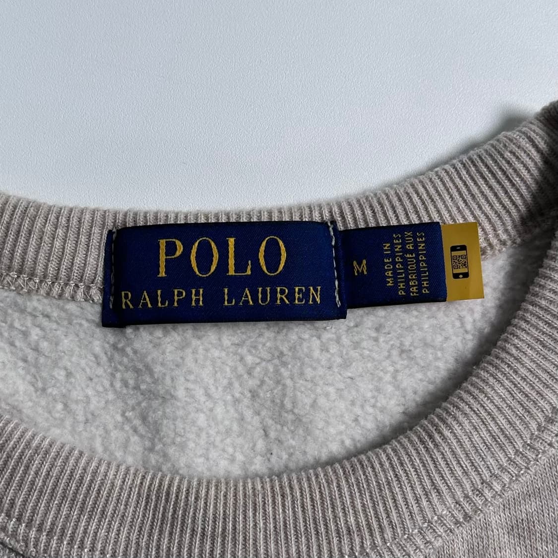 폴로 아치로고 베이지 맨투맨  상품이미지6