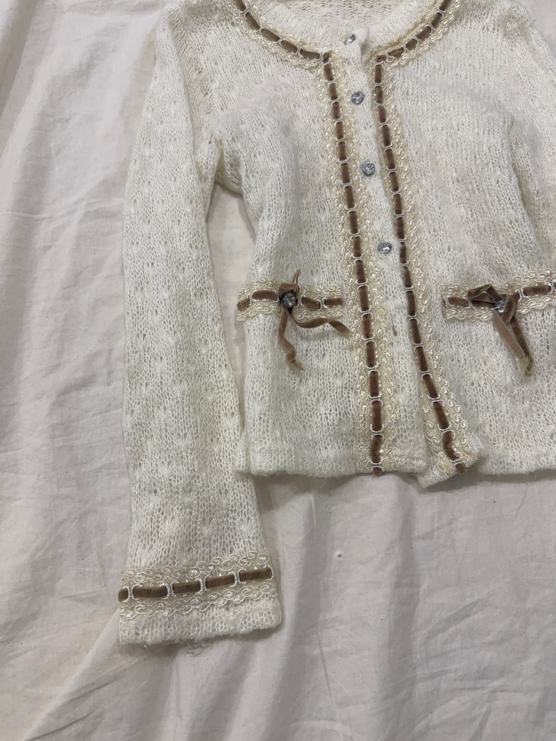 모카라떼 갸루 러블리 가디건 상품이미지3