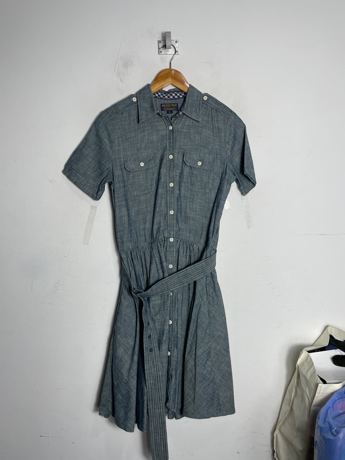 랄프로렌 셔츠형 롱스커트 데님 상품이미지2