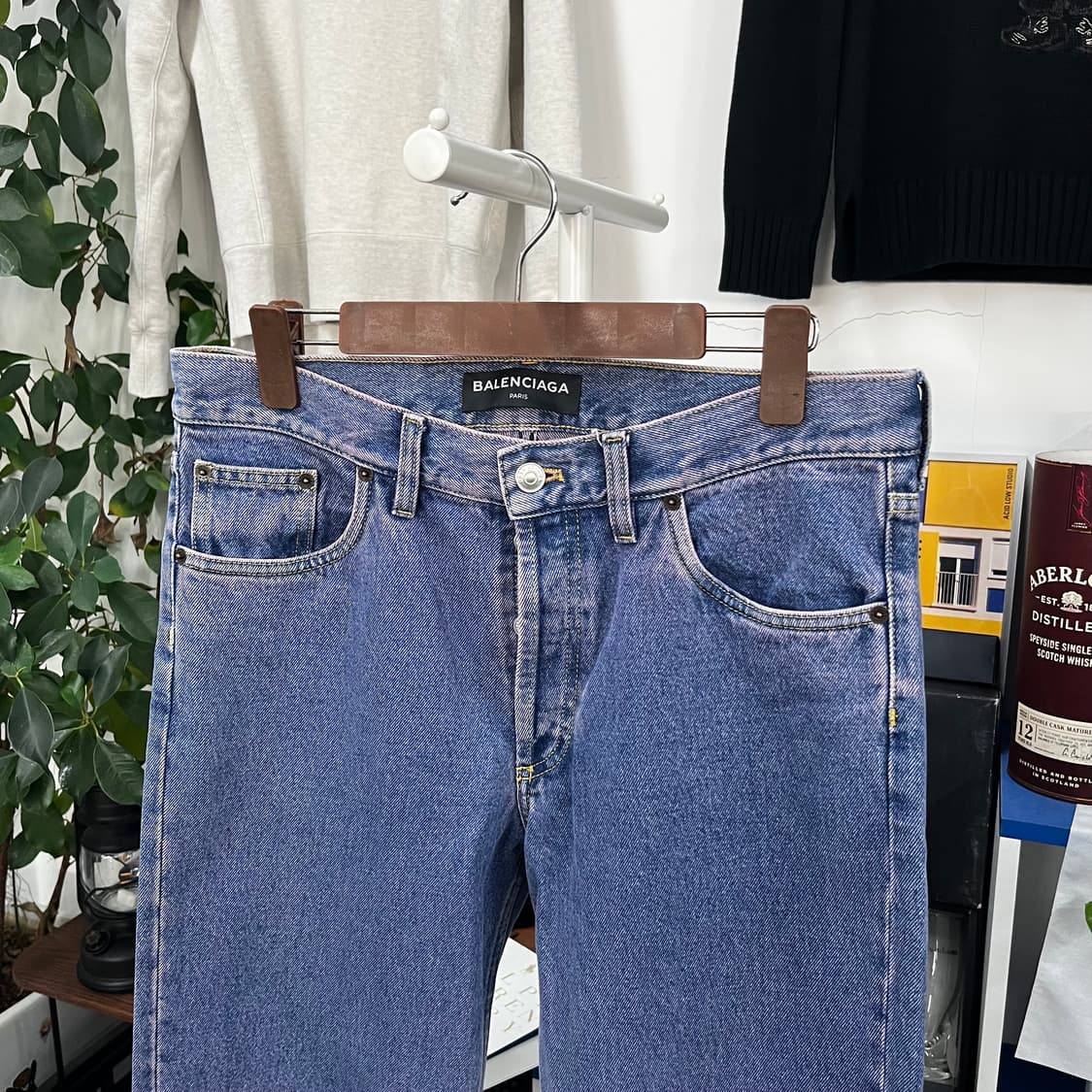 발렌시아가 핑크 중청 데님팬츠 32 상품이미지2