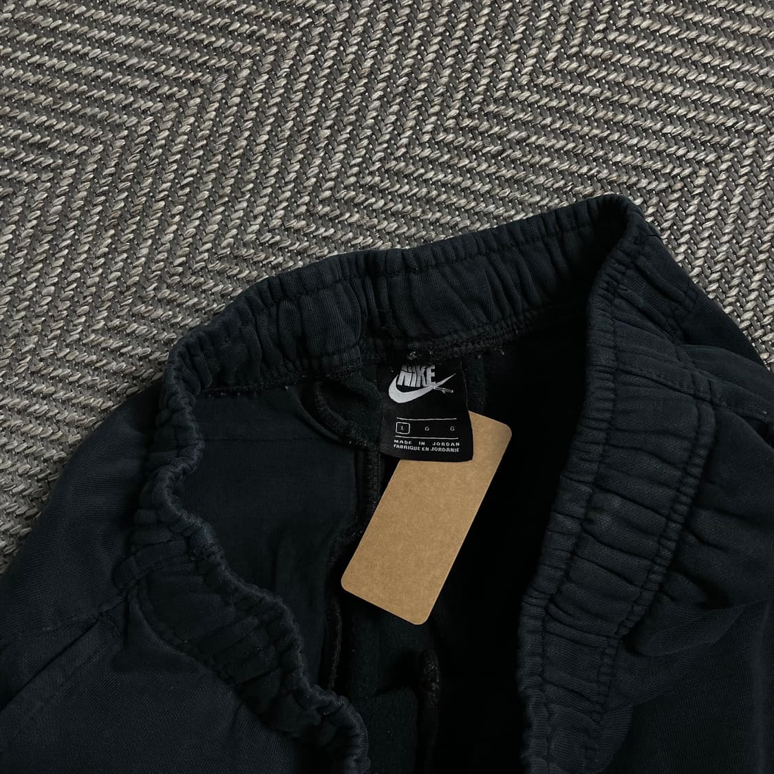나이키 블랙 트레이닝 스웻 조거 팬츠y 4527 상품이미지6