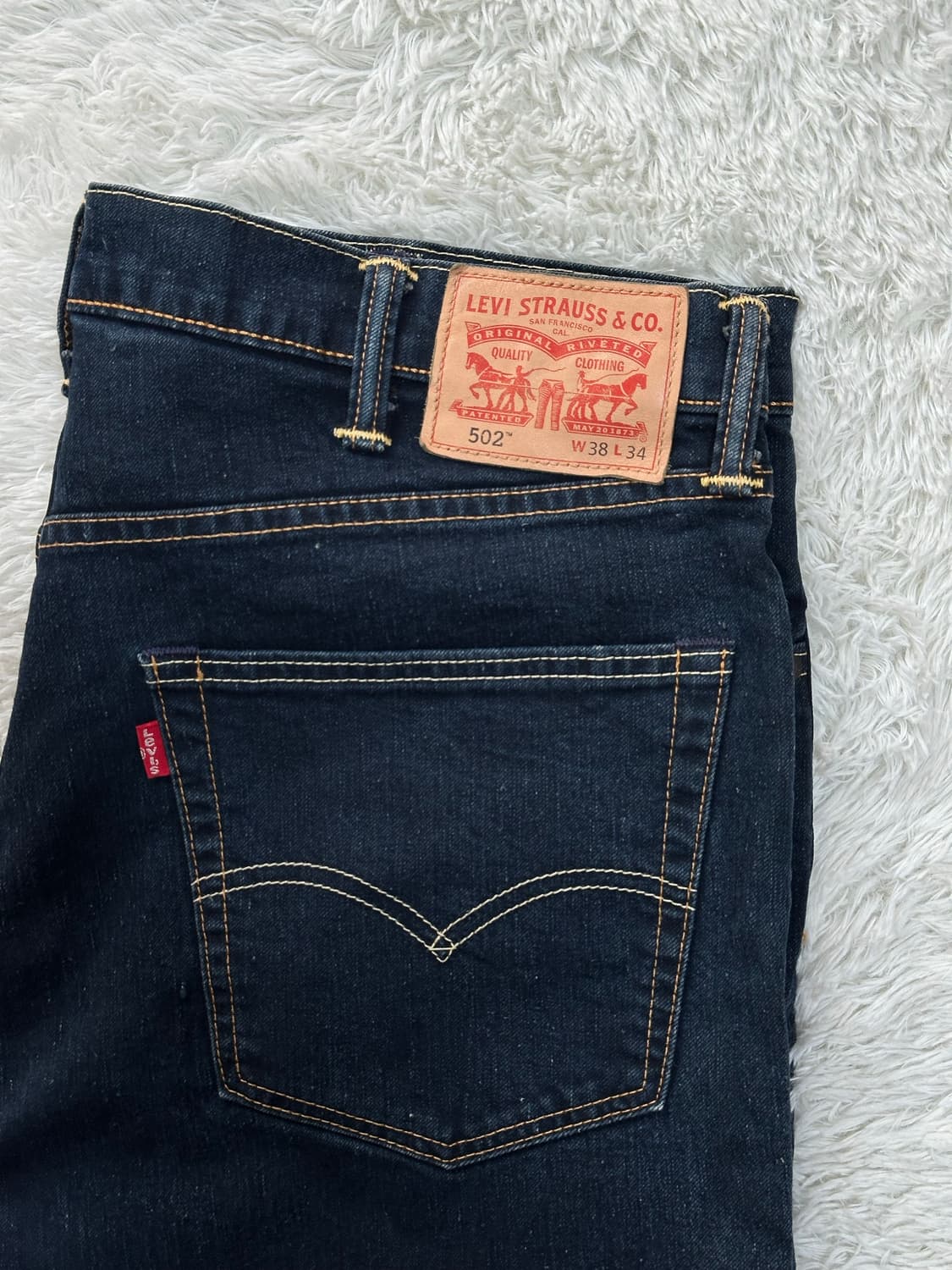 리바이스 502 청바지 W38 L34 상품이미지2