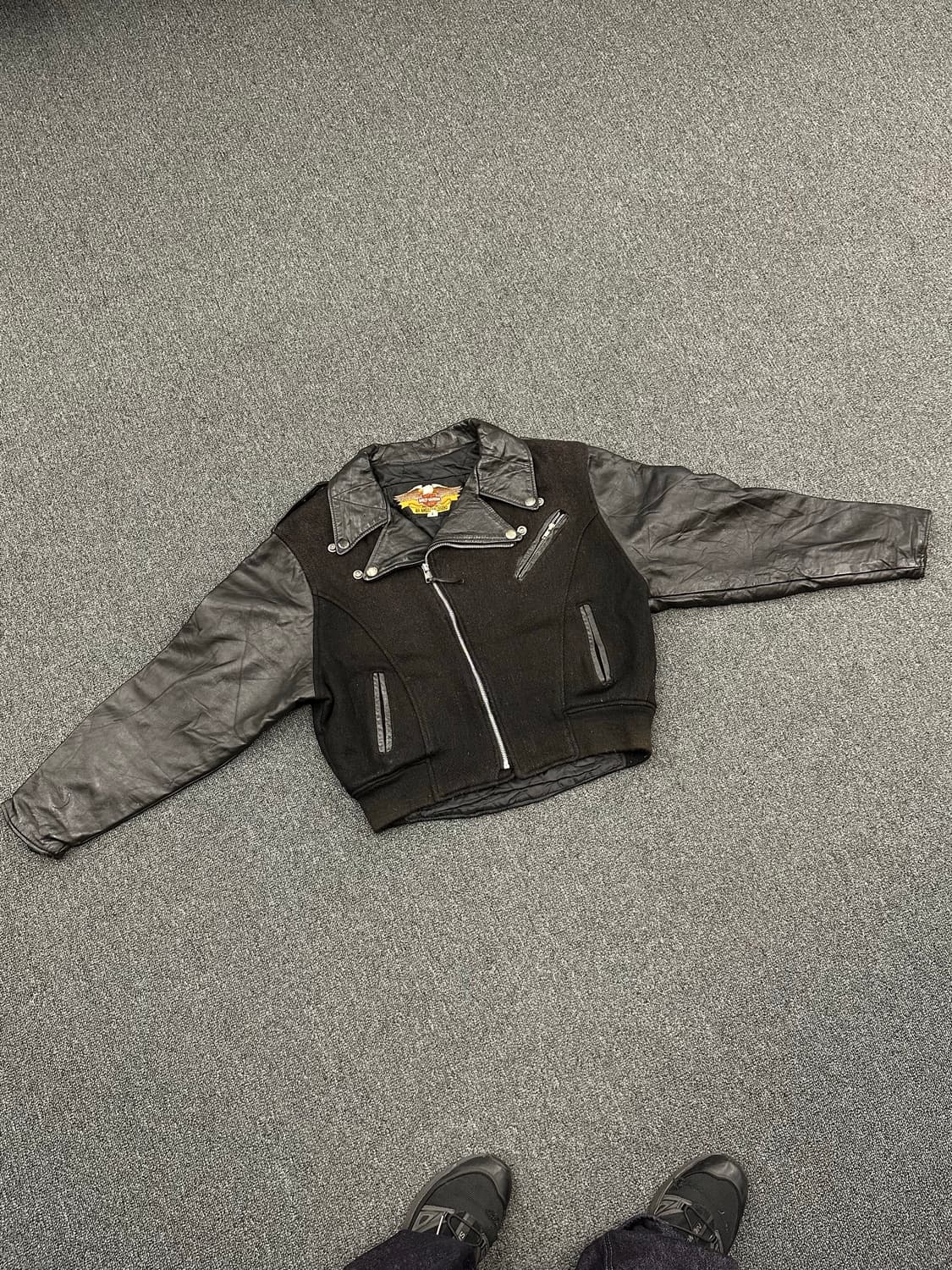 M)할리데이비슨 울 레더 라이더 가죽자켓 상품이미지5