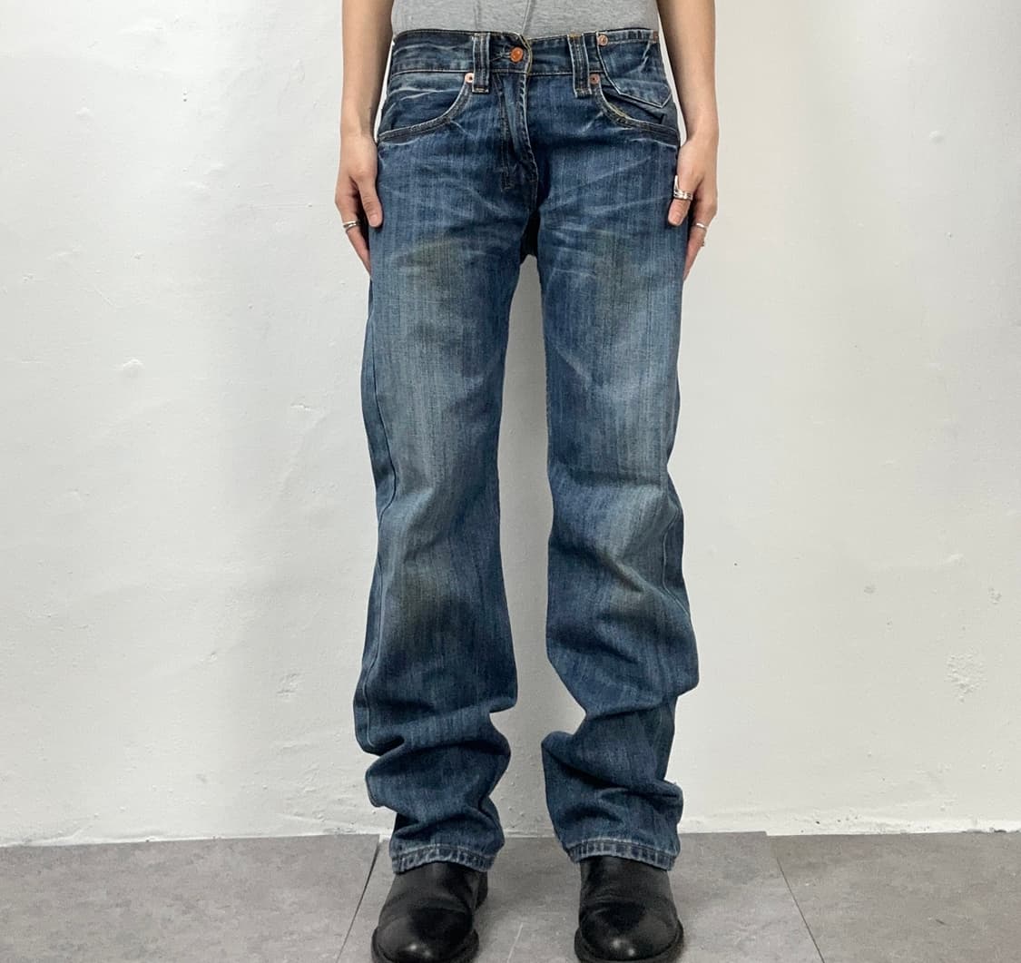 Levi’s 2000s 523 Vintage Wash Denim Pant 상품이미지3