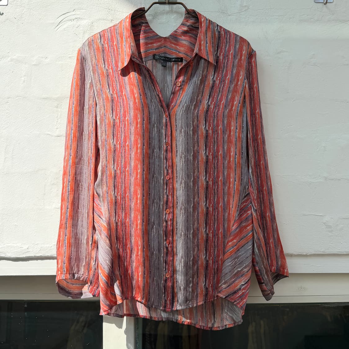 Theyskens' Theory 테스켄스 띠어리 실크 셔츠 블라우스 S 상품이미지1