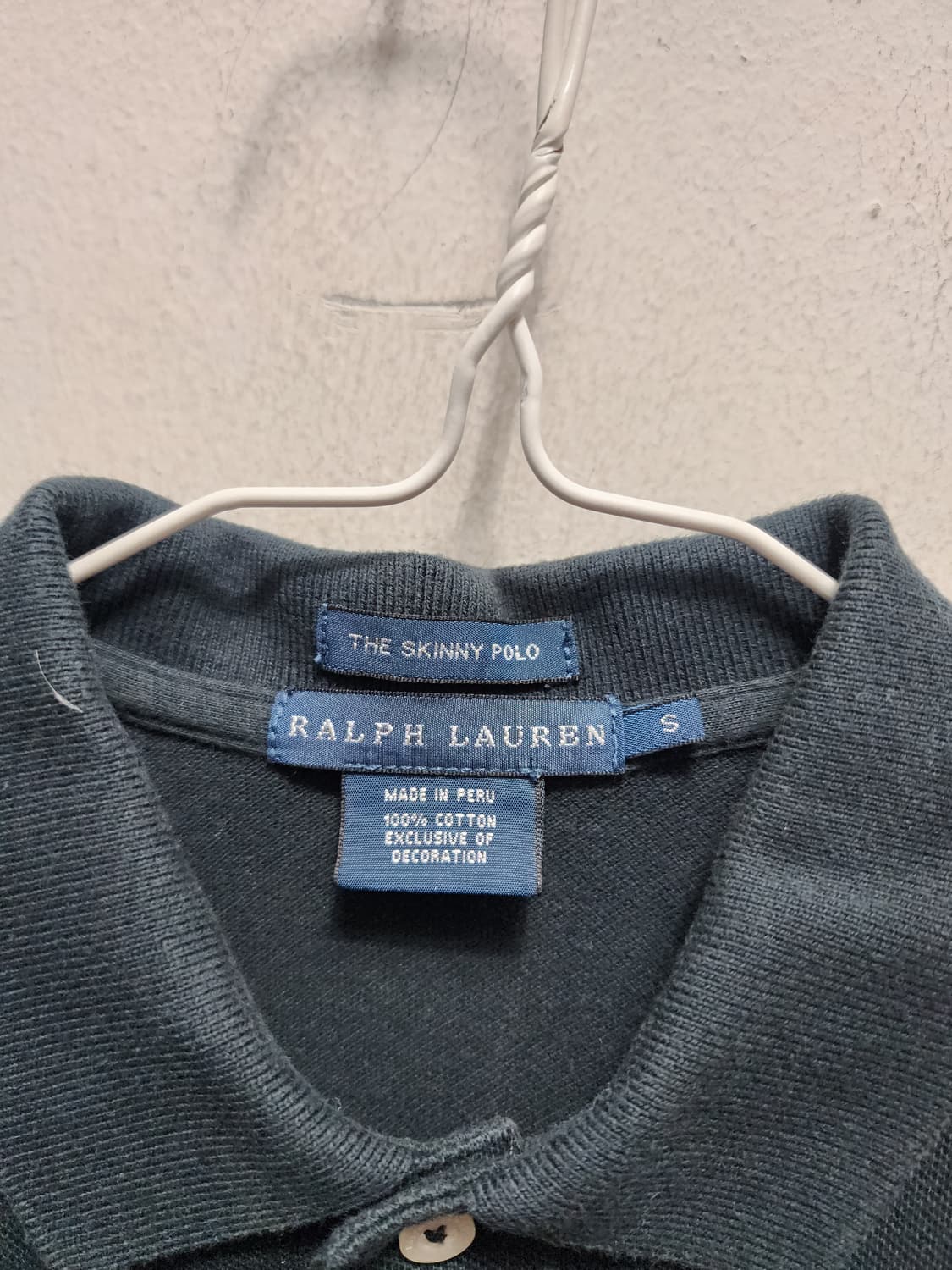 폴로 스키니폴로 블랙 폴로티셔츠 상품이미지3