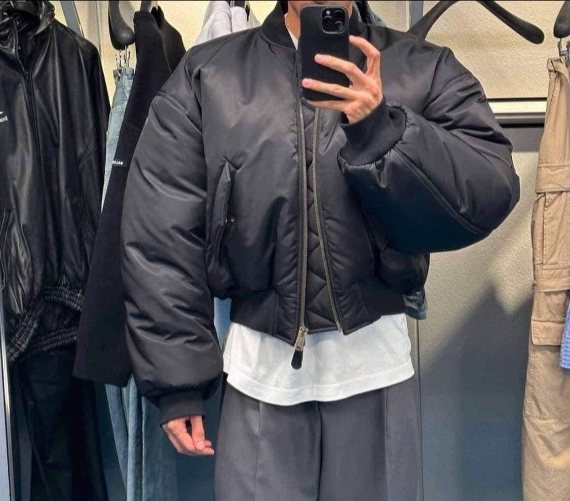 발렌시아가 봄버 자켓 숏패딩 항공점퍼 ma1 상품이미지1