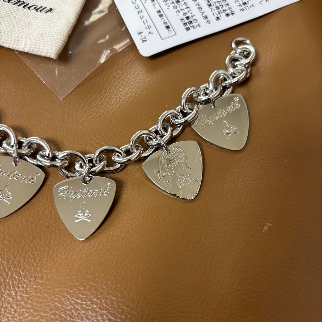 히스테릭글래머 피크 팔찌 실버 Hysteric glamour 상품이미지4