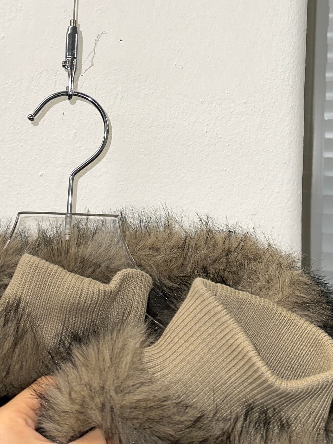 Fur hoodie jacket (os) 상품이미지7