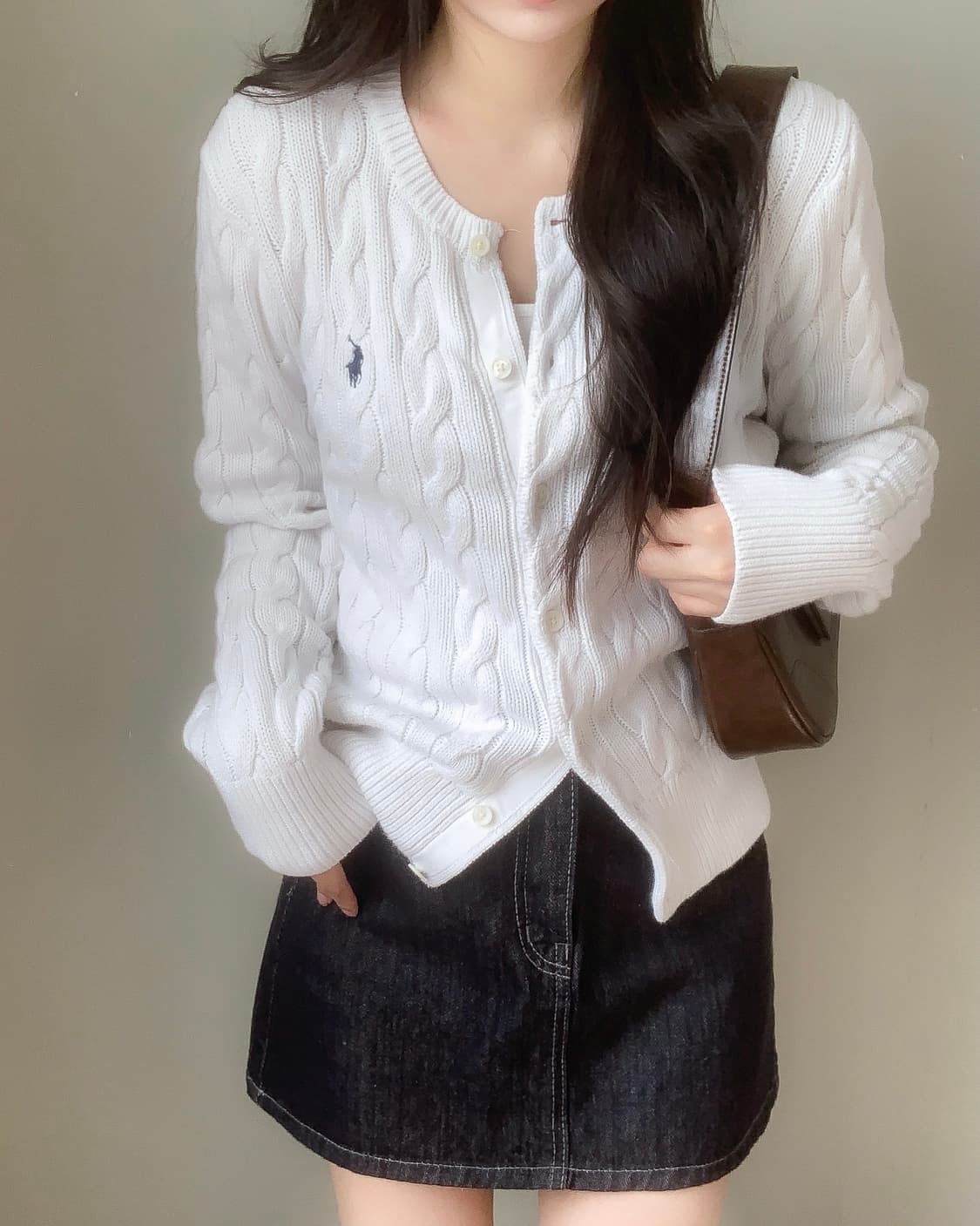 폴로 수지 가디건 상품이미지1