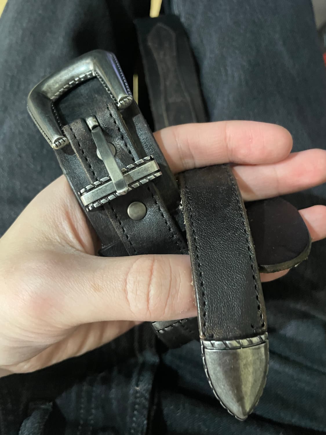 생로랑 웨스턴 벨트 85 상품이미지1