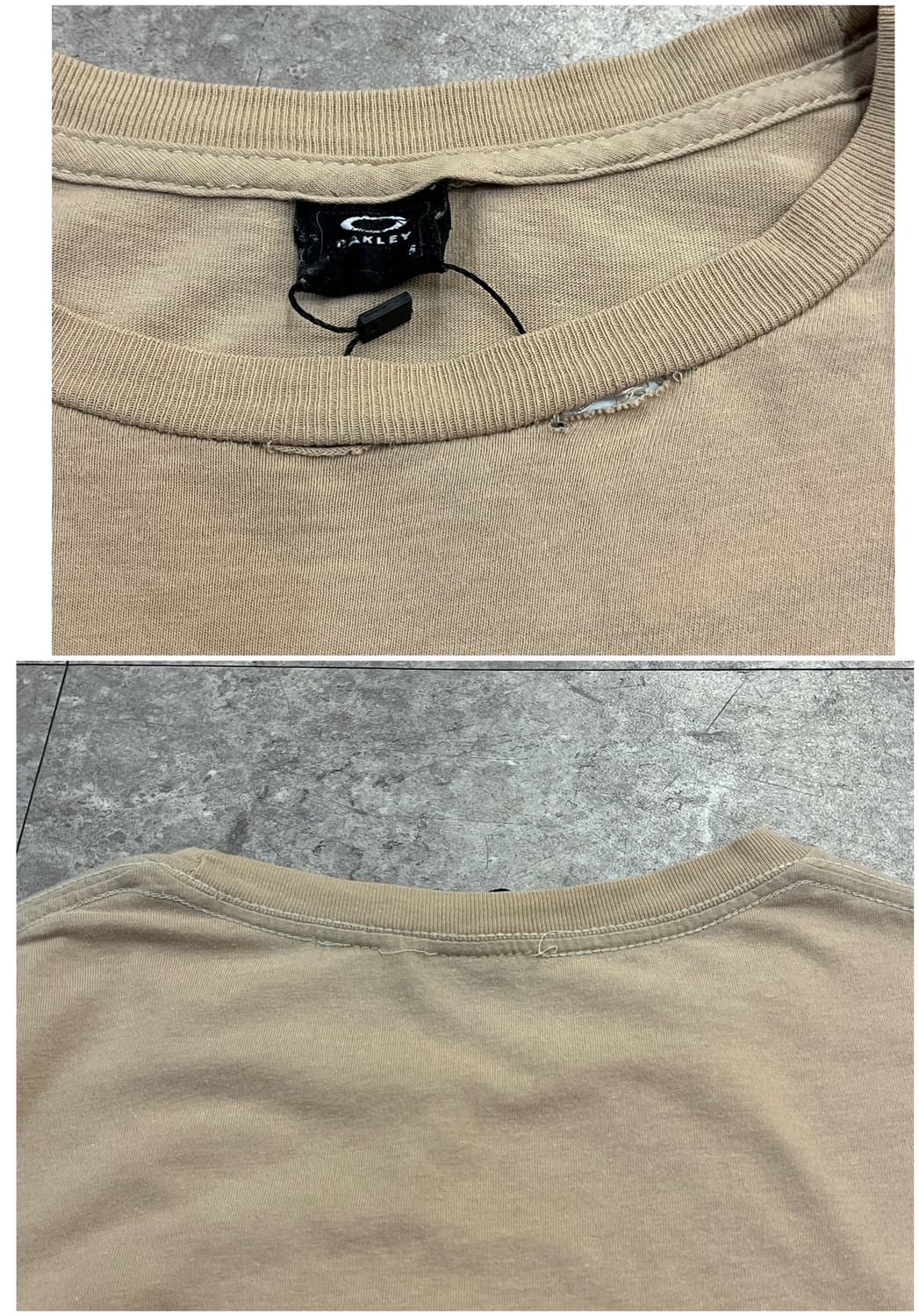 오클리 롱슬리브리스 긴팔티 베이지 S #csz2567 상품이미지9