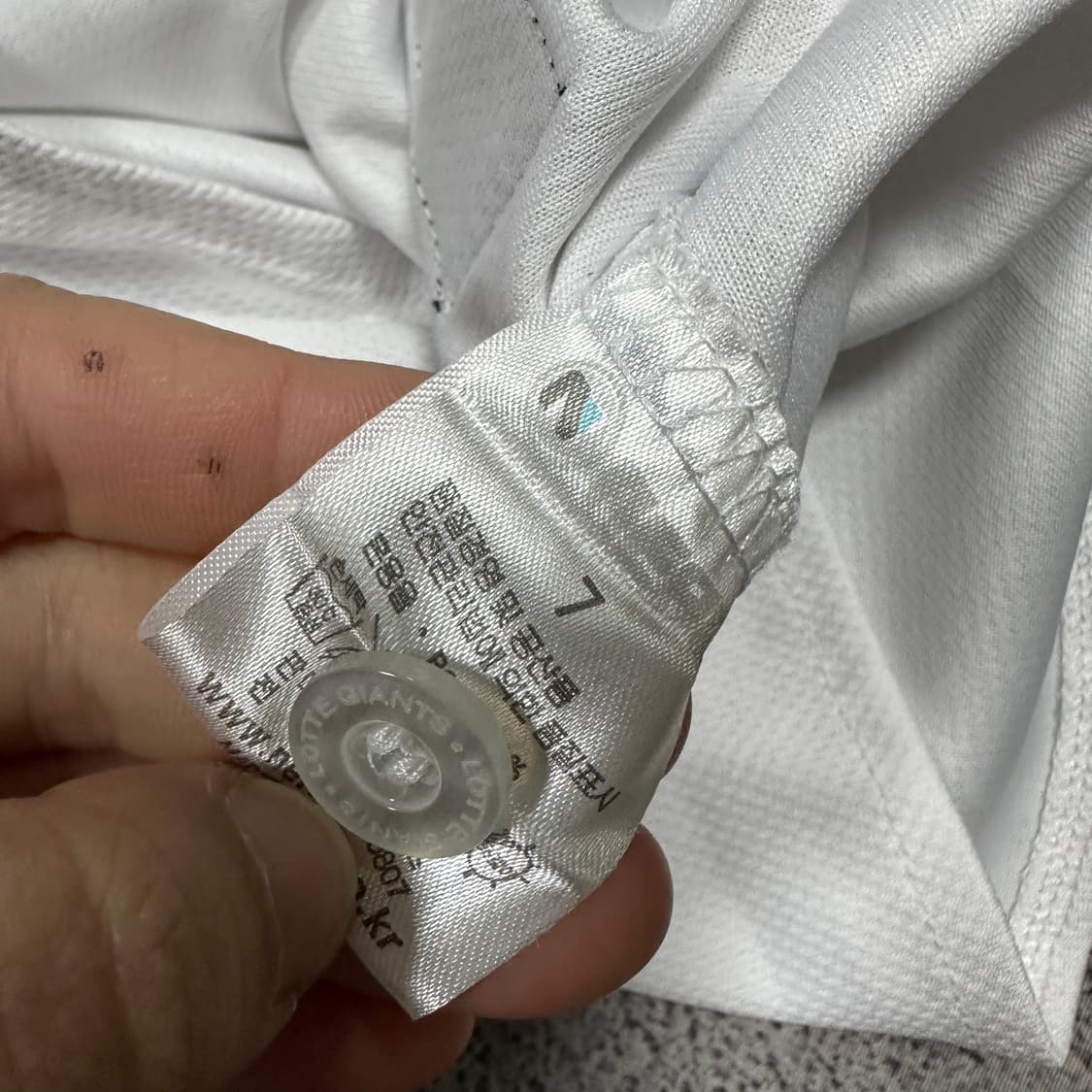 ✨ (바배) 롯데자이언츠 홈 노마킹 키즈 야구 유니폼 (7) 상품이미지5