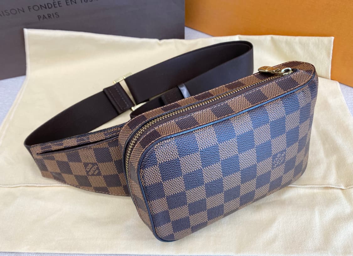 루이비통 다미에 제로니모 원 지퍼 신형 버클 힙색 상품이미지3