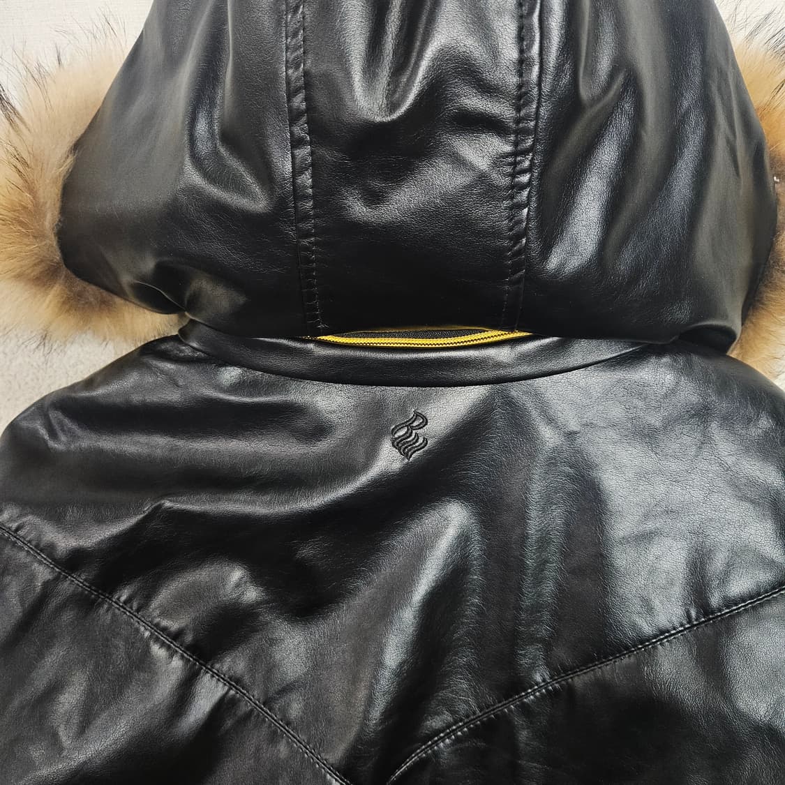 로카웨어 비건 레더 자켓 XL 상품이미지6