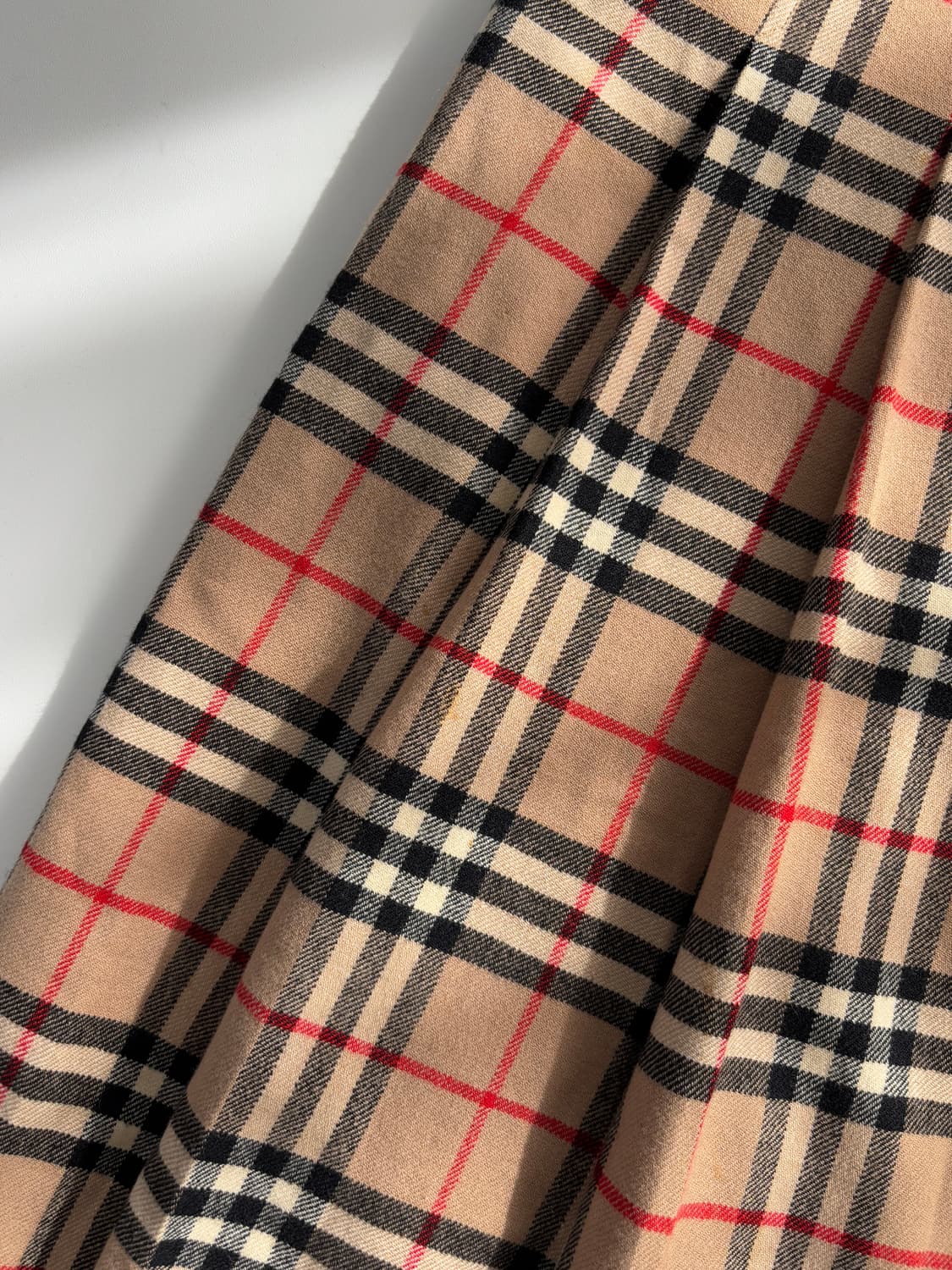 Burberrys 버버리 노바체크 플리츠 울 미디 스커트 상품이미지6