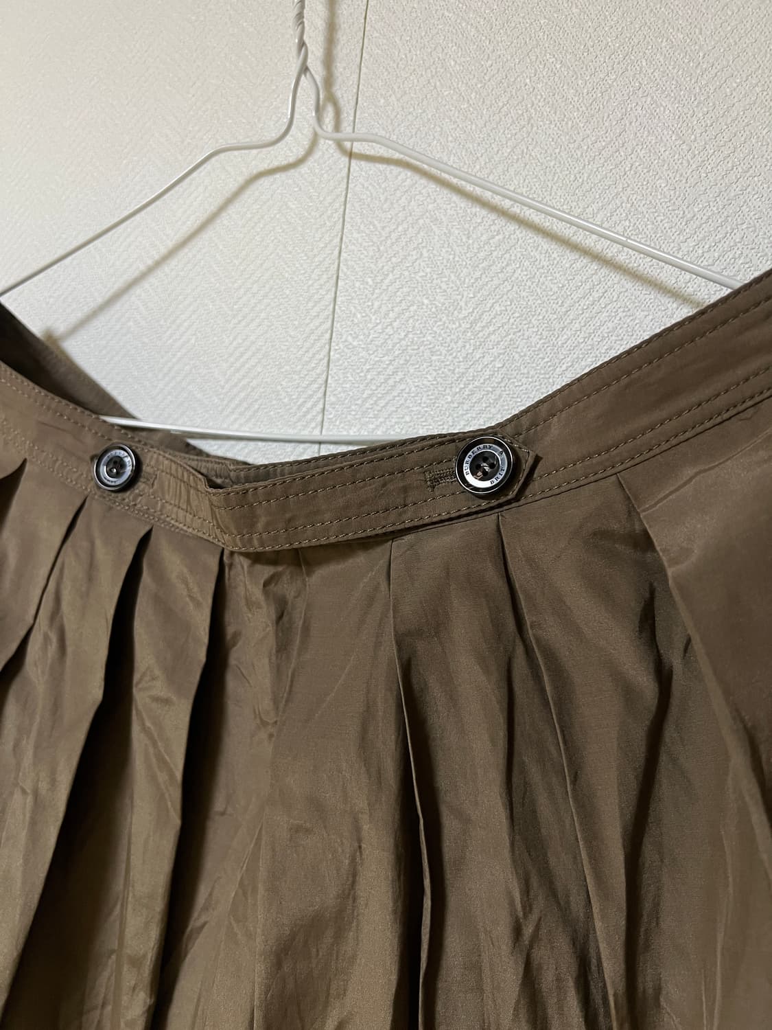 버버리 플리츠 스커트 브라운 상품이미지2