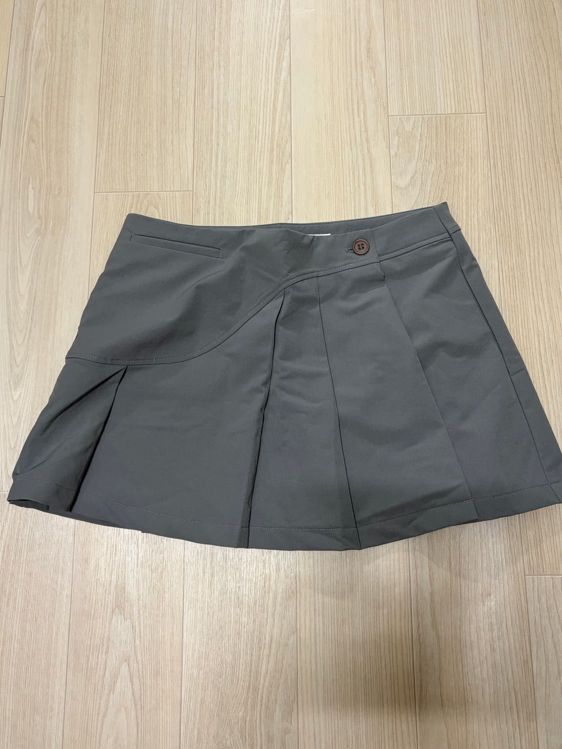오호스 2-way pleats skirt pants(grey,2) 상품이미지3