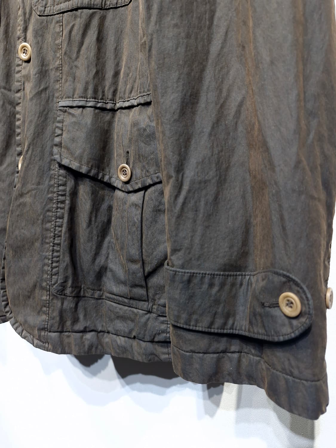 씨피컴퍼니 코티드 가먼트다잉 워싱 야상 자켓_호칭97 상품이미지4