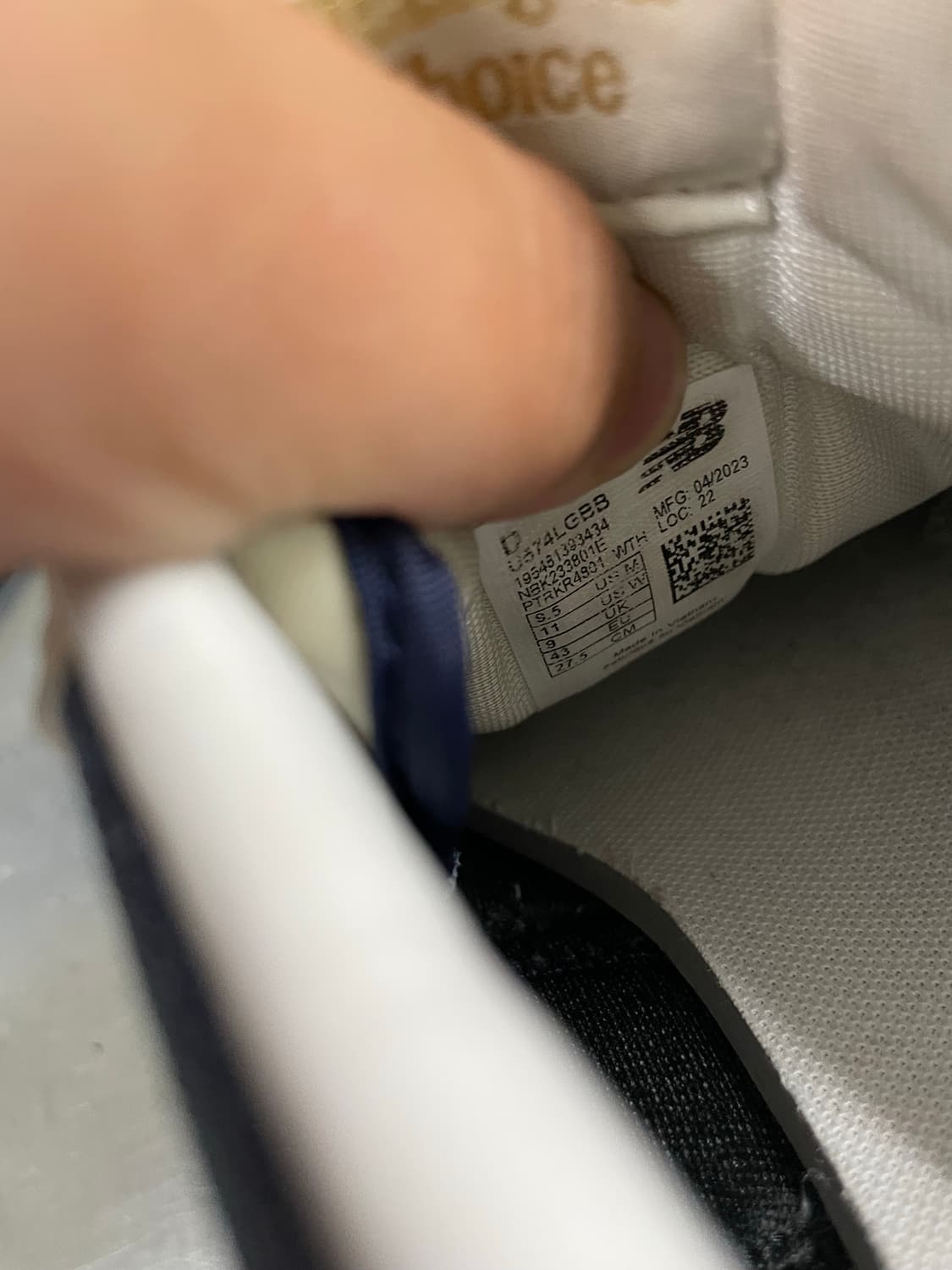 뉴발란스 574 레거시 네이비 275 상품이미지7