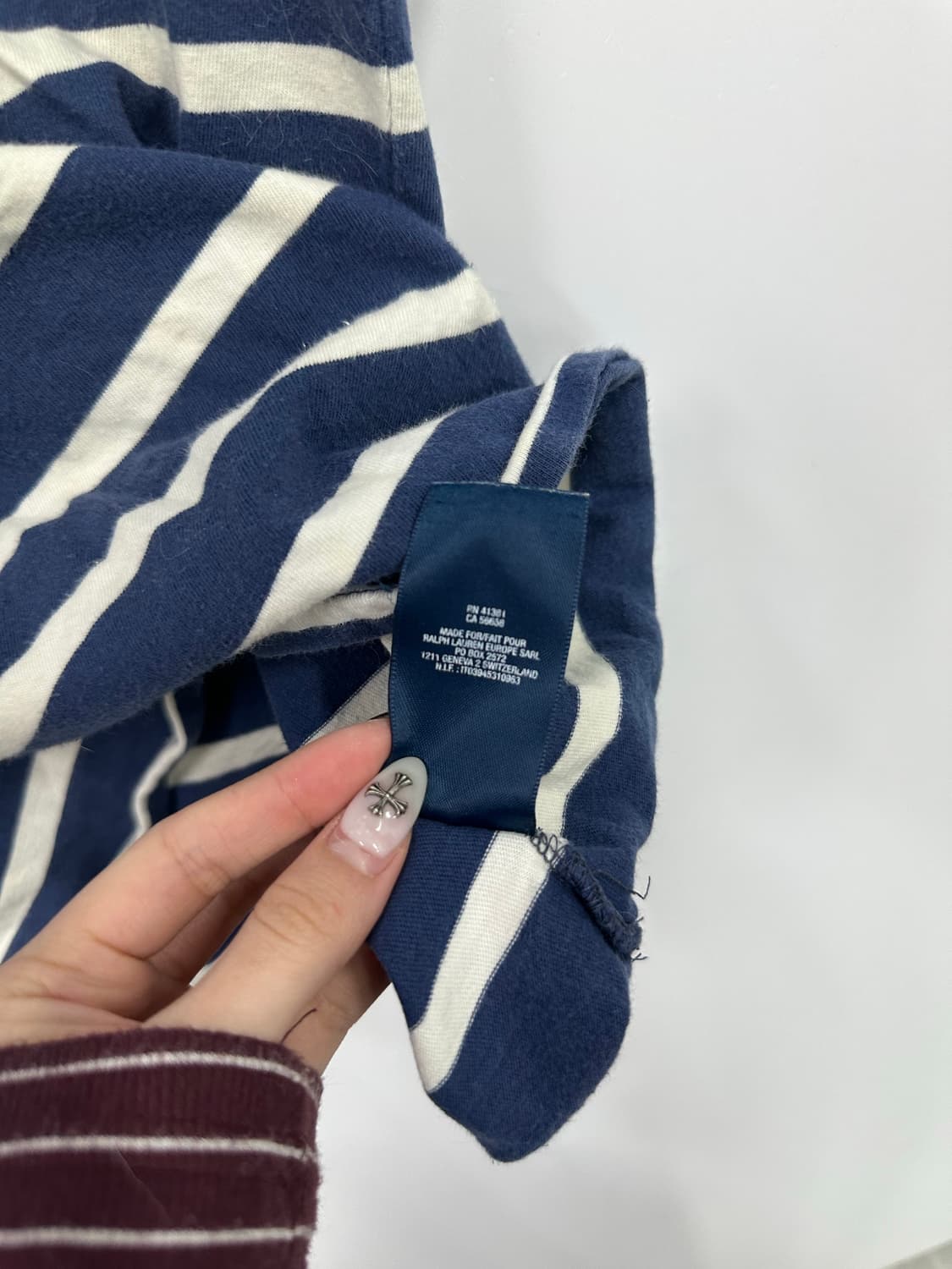 폴로 스트라이브 네이비 반팔 상품이미지3