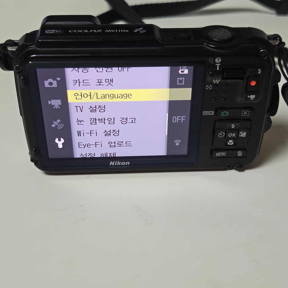 니콘 쿨픽스 AW110s 카모 카메라 상품이미지5