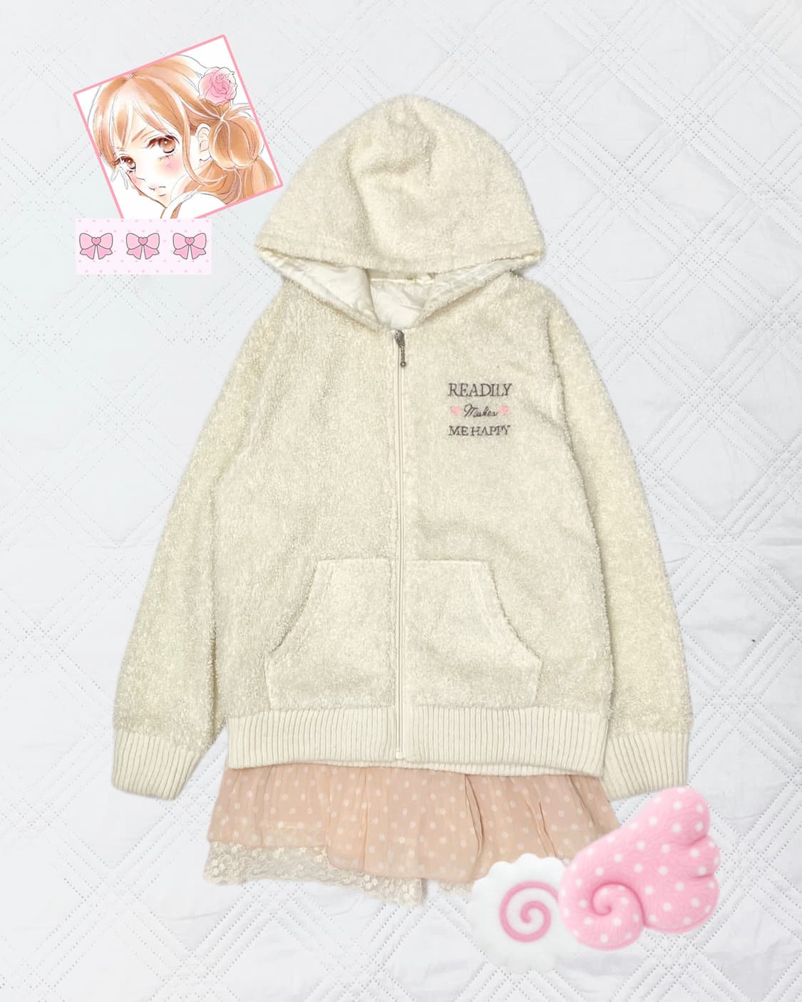 ꒰ঌ 폭닥 코리락쿠마 후드집업 ໒꒱ 상품이미지1