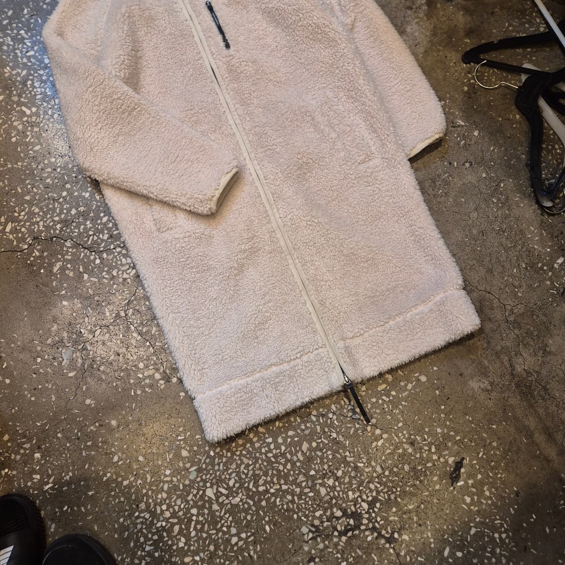 XS 내셔널지오그래픽 아이보리 롱후리스  상품이미지8