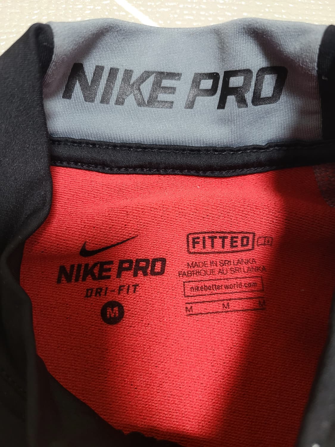나이키 프로 드라이핏 하프집업 풀오버 셔츠 M 상품이미지4