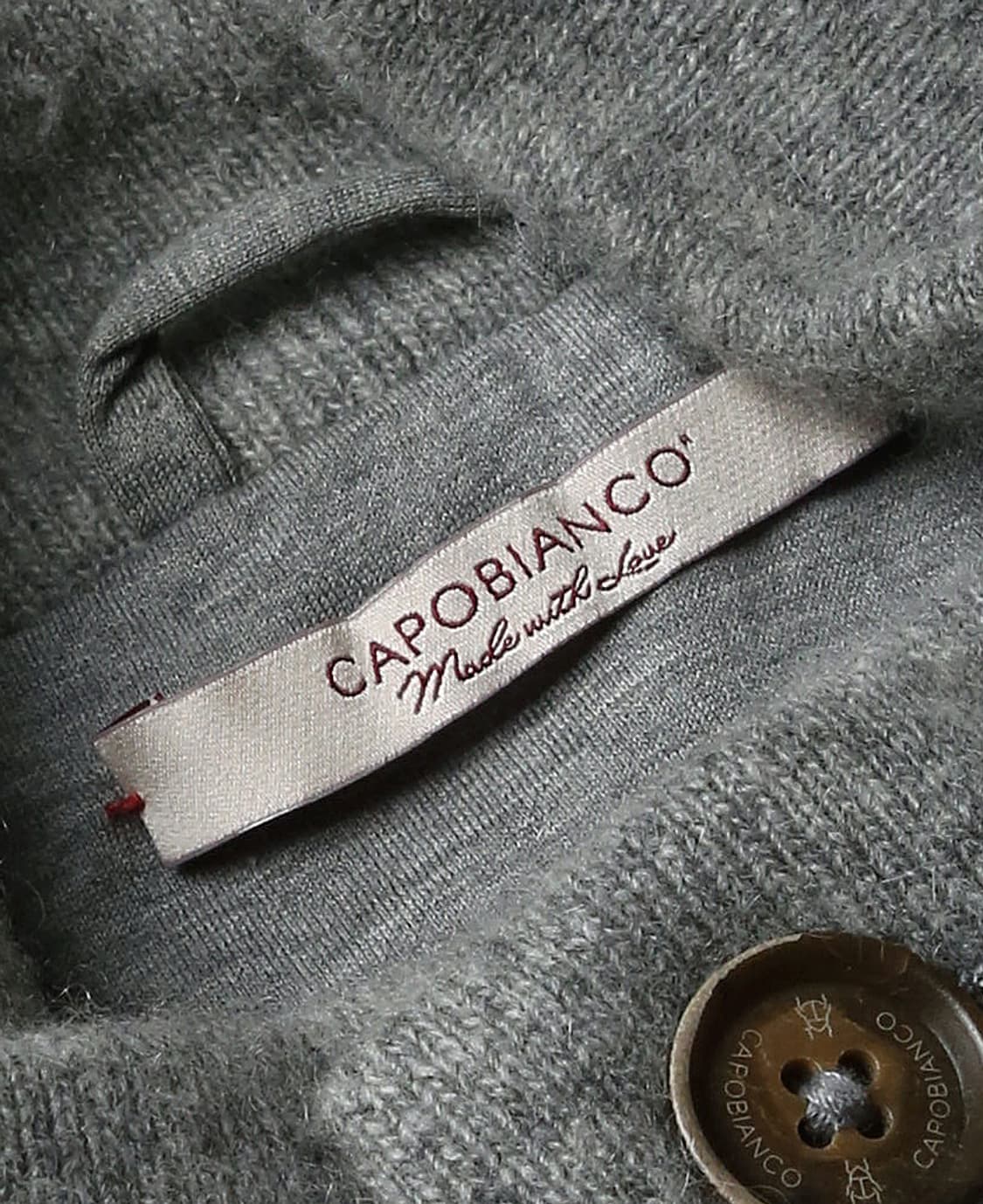 카포비앙코 [Capobianco] 이탈리아 케이블 니트 A1 자켓 상품이미지5