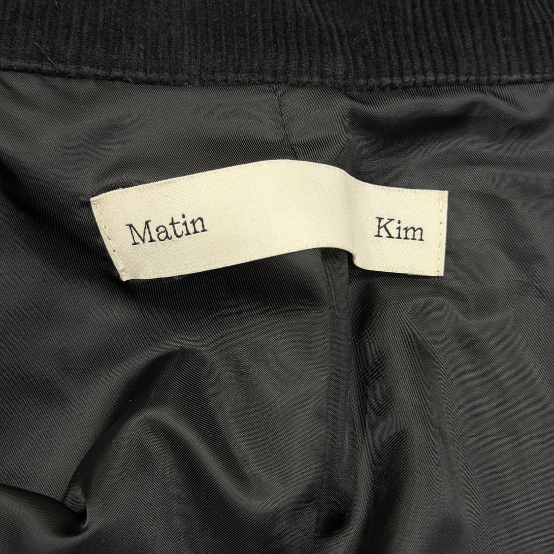 마뗑킴 골덴 코듀로이 자켓 블랙 상품이미지5