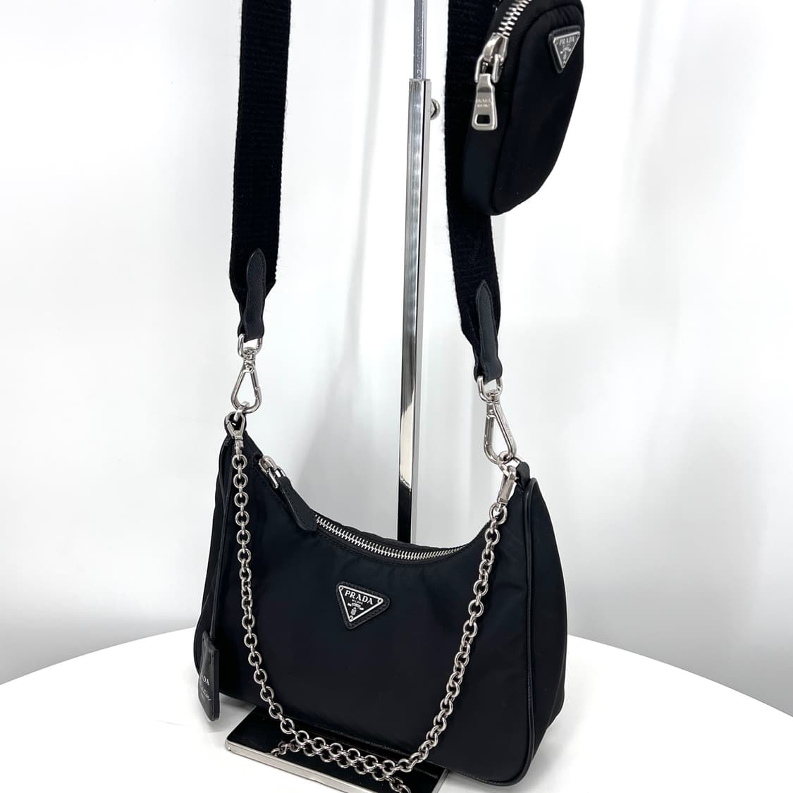 [감정완료] 프라다 나일론 멀티 테수토 호보백 크로스백 (1BH204) 상품이미지5