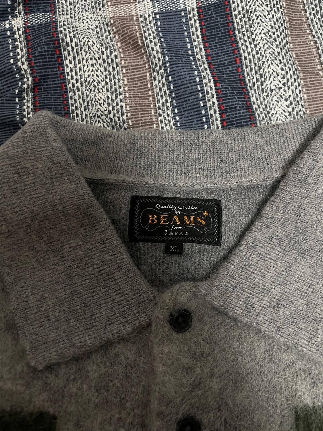 [XL]빔즈 플러스 울 폴로셔츠 상품이미지4