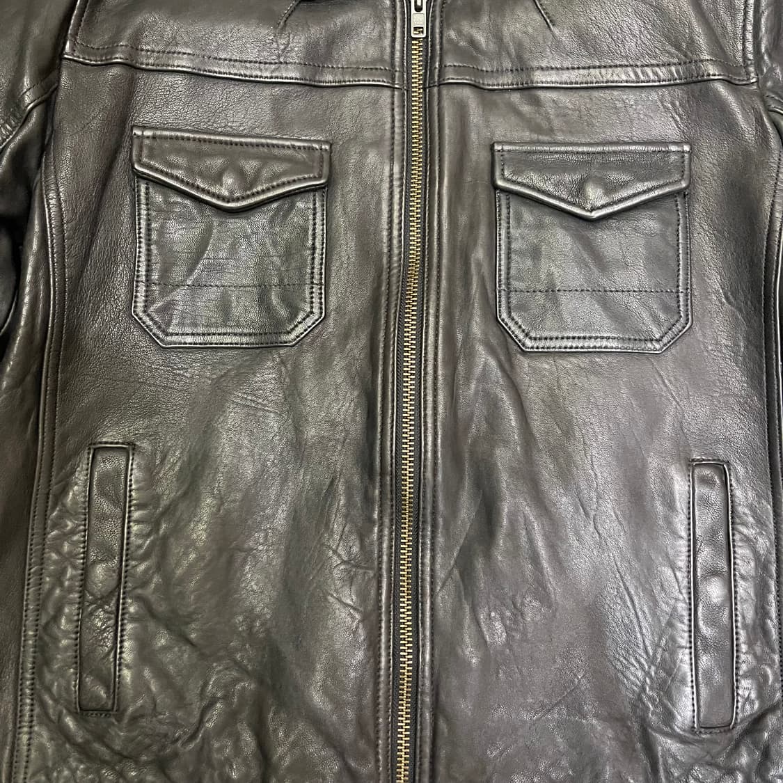 JPN leather jacket 상품이미지5
