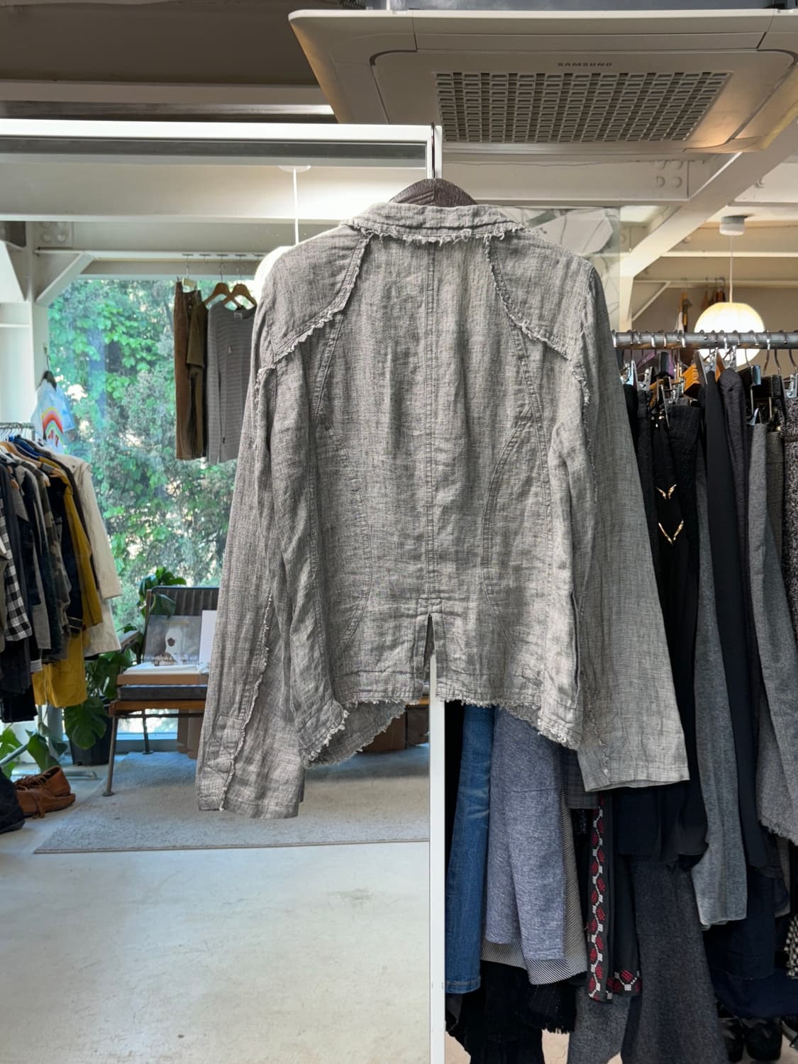 센소유니코 io comme io 린넨 자켓 상품이미지2