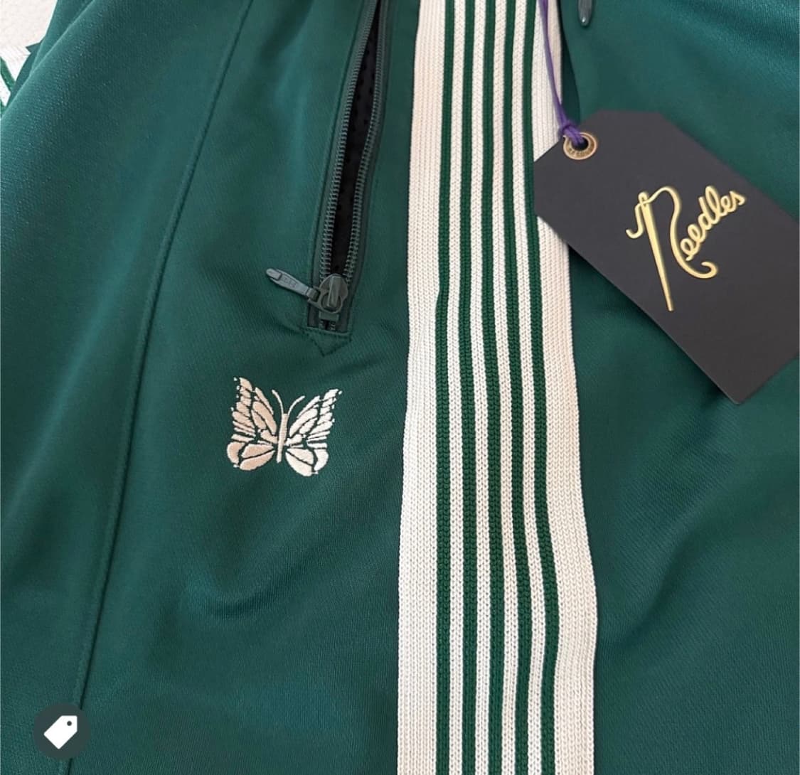 니들스 x LHP 트랙 팬츠 폴리 스무스 그린 - LHP 한정 상품이미지2