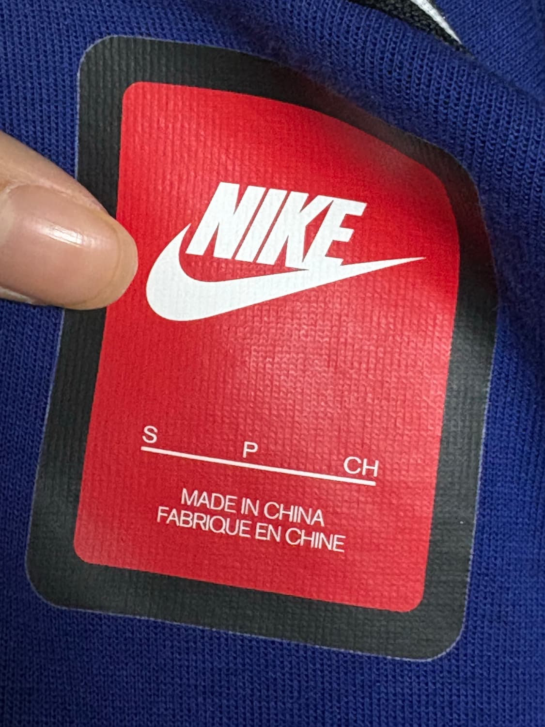 나이키 블루 후드집업 상품이미지2