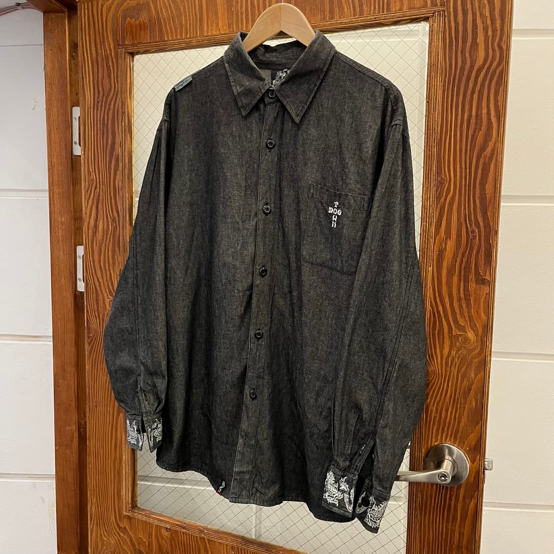도그타운 블랙드래곤 자수 셔츠 상품이미지3